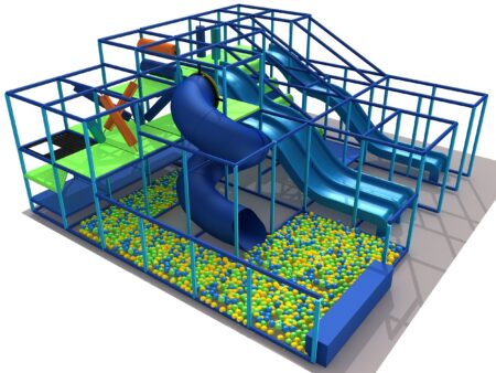 Indoor Playground GPS1347 - 11 ft. H x 24 ft. W x 25 ft.