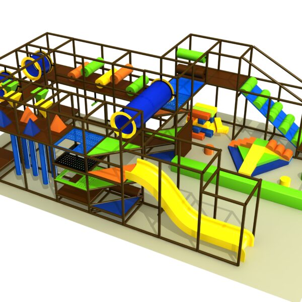 Indoor Playground GPS1338 – 11 ft. H x 24 ft. W x 36 ft.