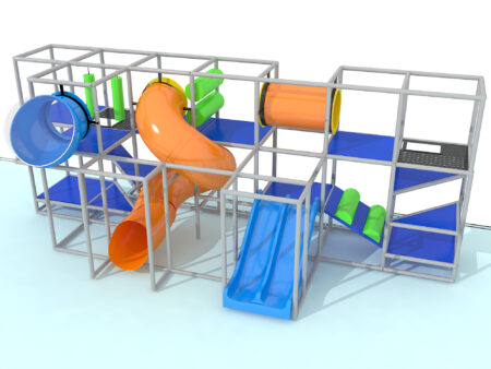 Indoor Playground GPS1293 - 11 ft. H x 28 ft. W x 10 ft.