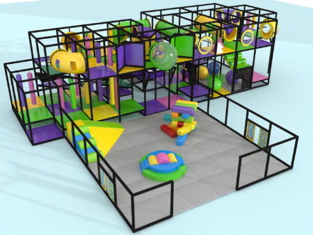 Indoor Playground GPS1307 - 11 ft. H x 44 ft. W x 16 ft.