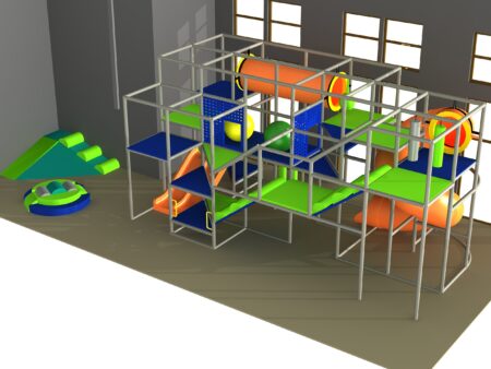 Indoor Playground GPS1331 - 12 ft. H x 12 ft. W x 24 ft.