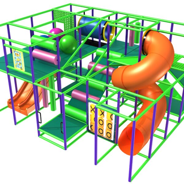 Indoor Playground GPS1283 – 12 ft. H x 16 ft. W x 20 ft.