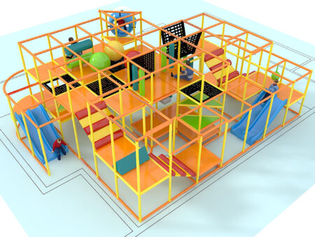 Indoor Playground GPS1323 - 12 ft. H x 24 ft. W x 32 ft.