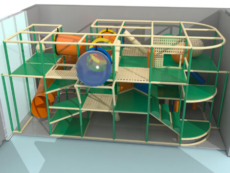 Indoor Playground GPS1318 - 12 ft. H x 28 ft. W x 12 ft.