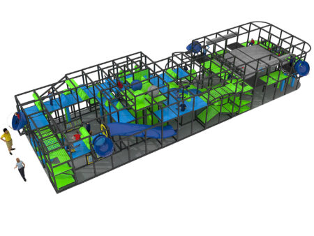 Indoor Playground GPS1296 - 13 ft. H x 22 ft. W x 70 ft.