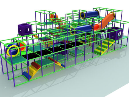 Indoor Playground GPS1330 - 14 ft. H x 48 ft. W x 24 ft.