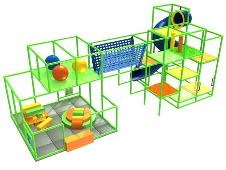 Indoor Playground GPS1327 - 15 ft. H x 12 ft. W x 32 ft.