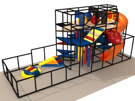 Indoor Playground GPS1345 - 15 ft. H x 12 ft. W x 36 ft.