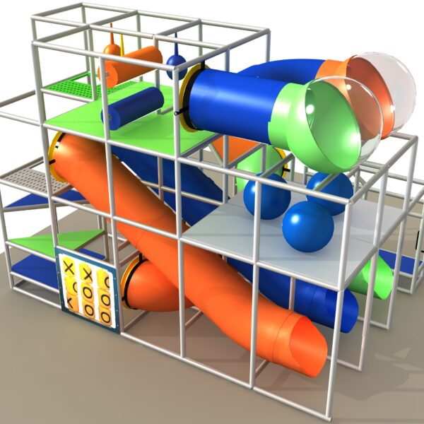 Indoor Playground GPS1291 – 15 ft. H x 14 ft. W x 20 ft.