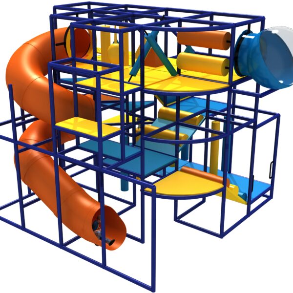 Indoor Playground GPS1192 – 15 ft. H x 16 ft. W x 16 ft.