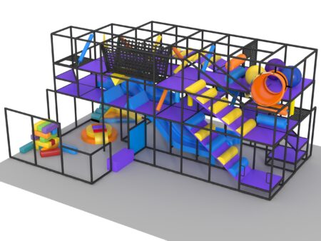 Indoor Playground GPS1282 - 15 ft. H x 20 ft. W x 32 ft.
