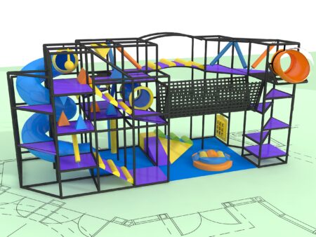 Indoor Playground GPS1206 - 15 ft. H x 32 ft. W x 12 ft.