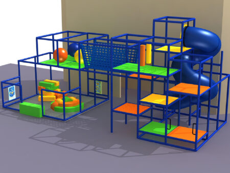 Indoor Playground GPS1327 - 15 ft. H x 32 ft. W x 12 ft.