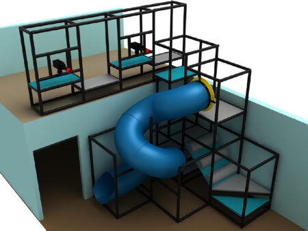 Indoor Playground GPS232 - 17 ft. H x 16 ft. W x 14 ft.