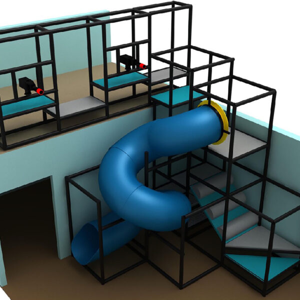 Indoor Playground GPS232 – 17 ft. H x 16 ft. W x 14 ft.