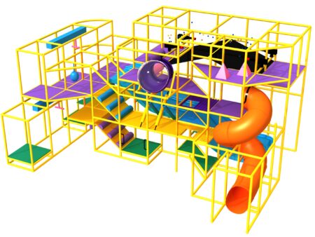 Indoor Playground GPS1187 - 17 ft. H x 20 ft. W x 32 ft.