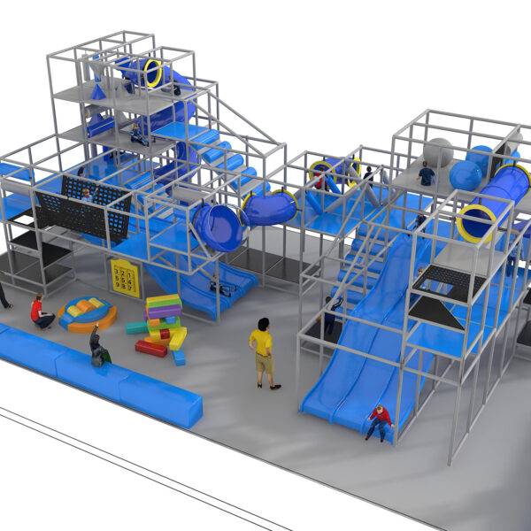 Indoor Playground GPS1321 – 19 ft. H x 52 ft. W x 28 ft.
