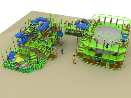 Indoor Playground GPS1315 - 19 ft. H x 68 ft. W x 48 ft.