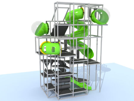 Indoor Playground GPS1289 - 23 ft. H x 10 ft. W x 14 ft.