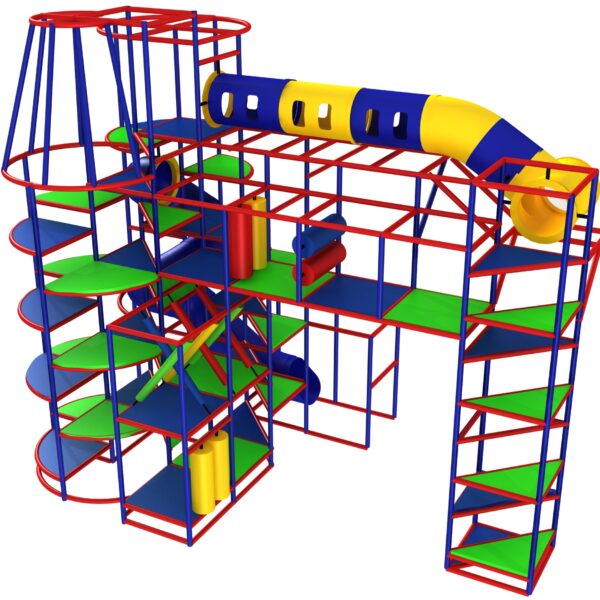 Indoor Playground GPS1387 – 24 ft. H x 16 ft. W x 28 ft.