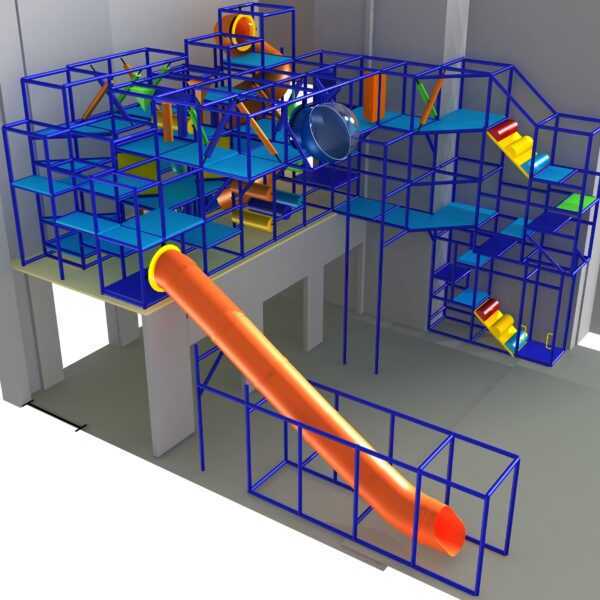 Indoor Playground GPS1385 – 27 ft. H x 30 ft. W x 36 ft.