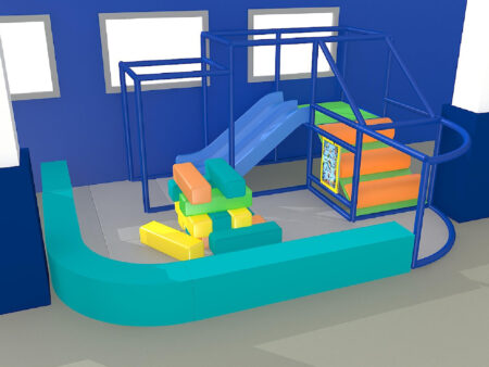 Indoor Playground GPS1329 - 7 ft. H x 12 ft. W x 12 ft.