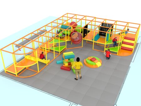 Indoor Playground GPS1297 - 7 ft. H x 28 ft. W x 35 ft.