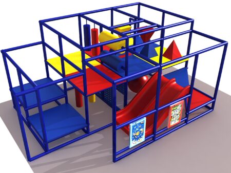 Indoor Playground GPS1349 - 8 ft. H x 12 ft. W x 16 ft.