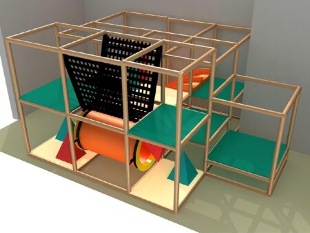 Indoor Playground GPS1274 - 8 ft. H x 15 ft. W x 12 ft.