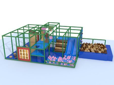 Indoor Playground GPS1256 - 8 ft. H x 16 ft. W x 28 ft.