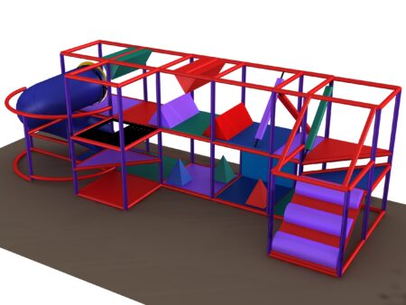 Indoor Playground GPS1386 - 8 ft. H x 8 ft. W x 26 ft.