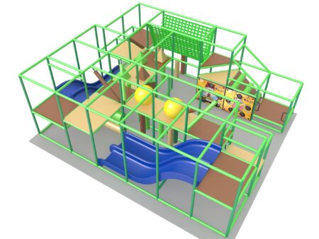 Indoor Playground GPS1272 - 9 ft. H x 20 ft. W x 25 ft.