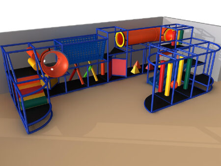 Indoor Playground GPS1335 - 9 ft. H x 32 ft. W x 16 ft.