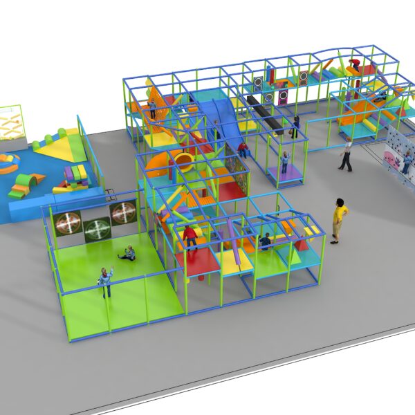 Indoor Playground GPS1262 – 9 ft. H x 44 ft. W x 60 ft.