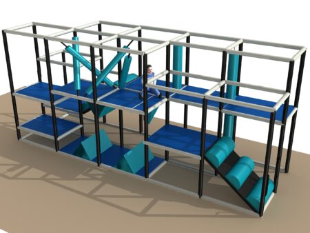 Indoor Playground GPS1280 - 9 ft. H x 6 ft. W x 20 ft.