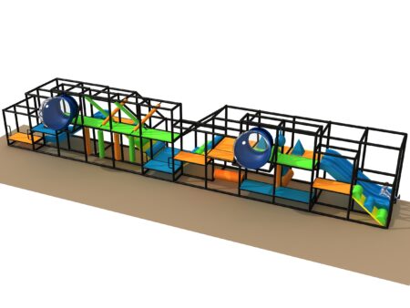Indoor Playground GPS1230 - 9 ft. H x 6 ft. W x 48 ft.