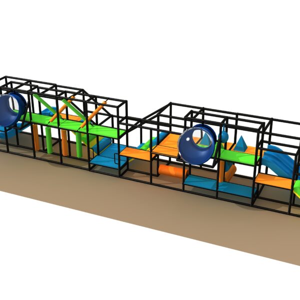 Indoor Playground GPS1230 – 9 ft. H x 6 ft. W x 48 ft.