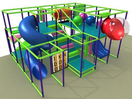 Indoor Playground GPS1275 - 11 ft. H x 20 ft. W x 16 ft.