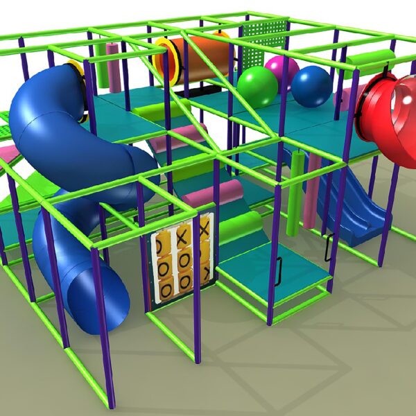Indoor Playground GPS1275 – 11 ft. H x 20 ft. W x 16 ft.