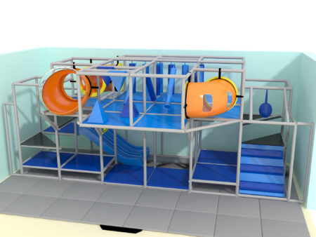 Indoor Playground GPS1286 - 11 ft. H x 24 ft. W x 12 ft.