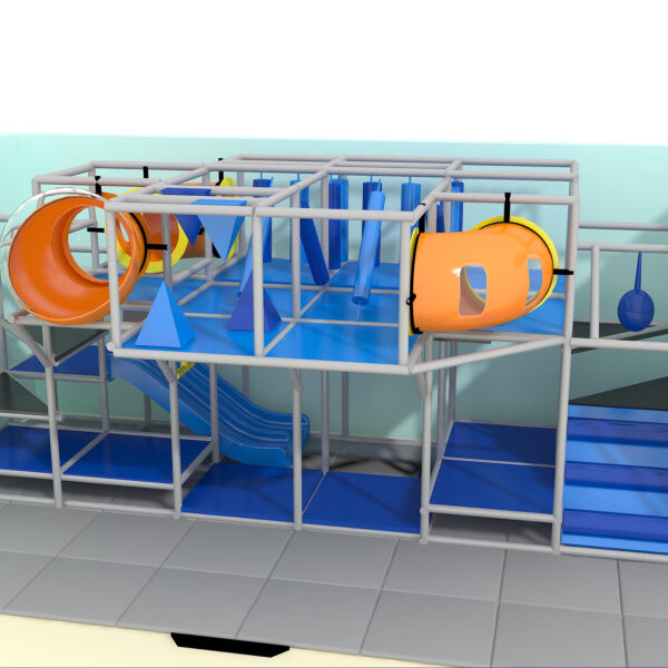 Indoor Playground GPS1286 – 11 ft. H x 24 ft. W x 12 ft.
