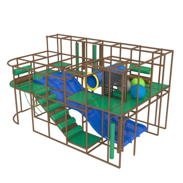 Indoor Playground GPS1364 – 14 ft. H x 26 ft. W x 15 ft.