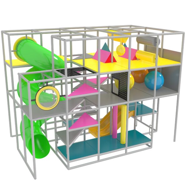 Indoor Playground GPS1353 – 15 ft. H x 20 ft. W x 12 ft.