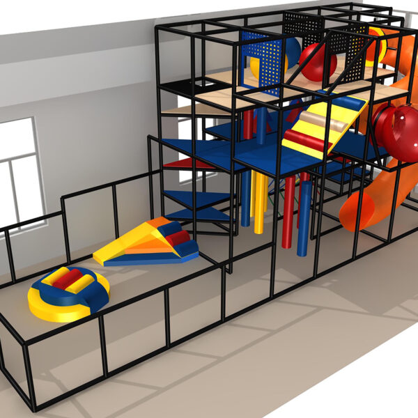 Indoor Playground GPS1345 – 15 ft. H x 36 ft. W x 12 ft.