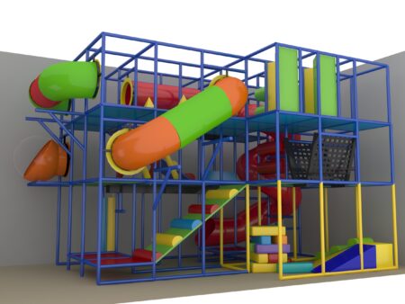Indoor Playground GPS1365 - 17 ft. H x 24 ft. W x 16 ft.