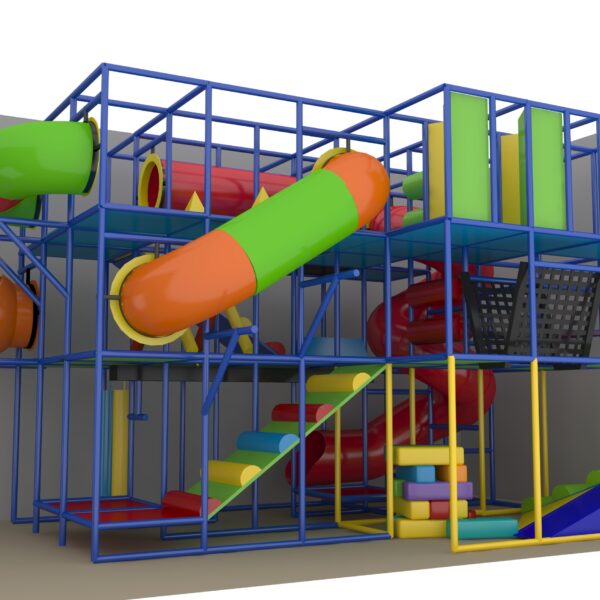 Indoor Playground GPS1365 – 17 ft. H x 24 ft. W x 16 ft.