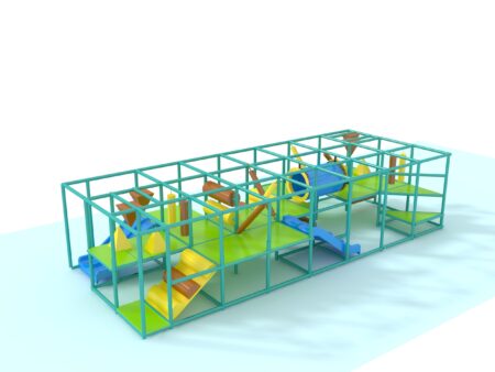 Indoor Playground GPS1368 - 7 ft. H x 12 ft. W x 30 ft.