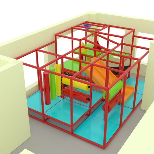 Indoor Playground GPS1369 – 8 ft. H x 16 ft. W x 12 ft.