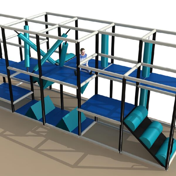 Indoor Playground GPS1280 – 9 ft. H x 20 ft. W x 6 ft.