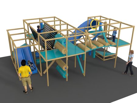 Indoor Playground GPS1277 - 9 ft. H x 24 ft. W x 16 ft.